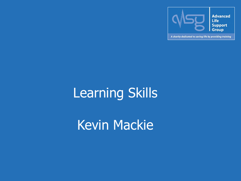 kevin mackie learning skills