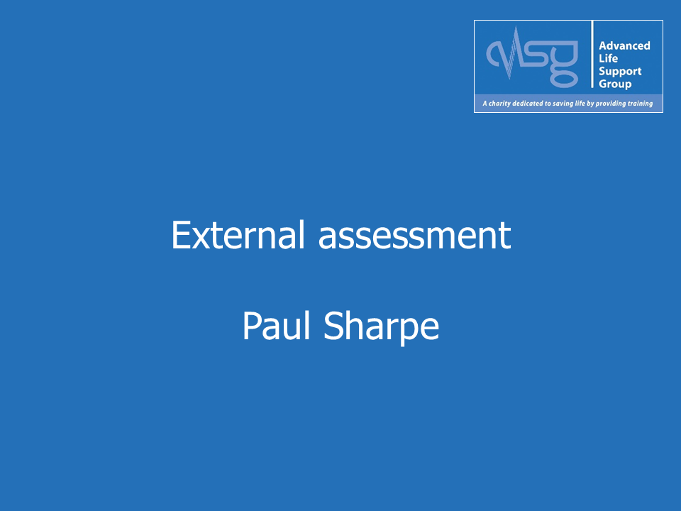 EXTERNAL ASSESS